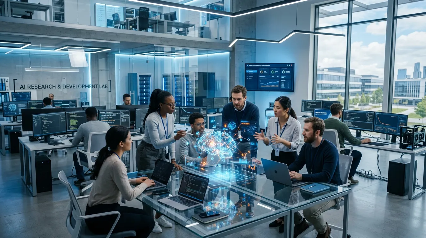 AI lab: wat het is, hoe je start en opschaalt