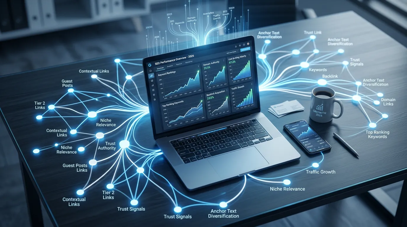 SEO automated link building: veilig groeien in 2026