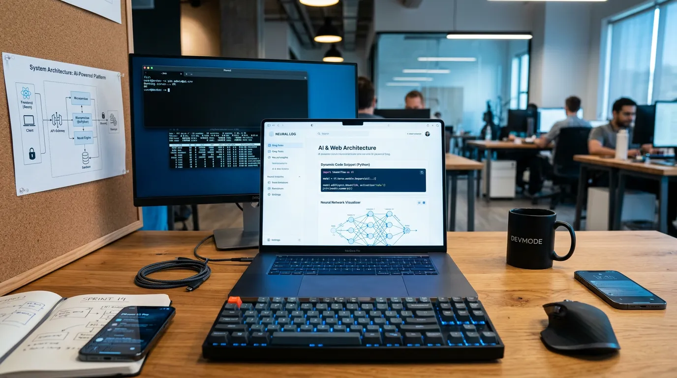 AI blog site voor engineers: stack, security, hosting