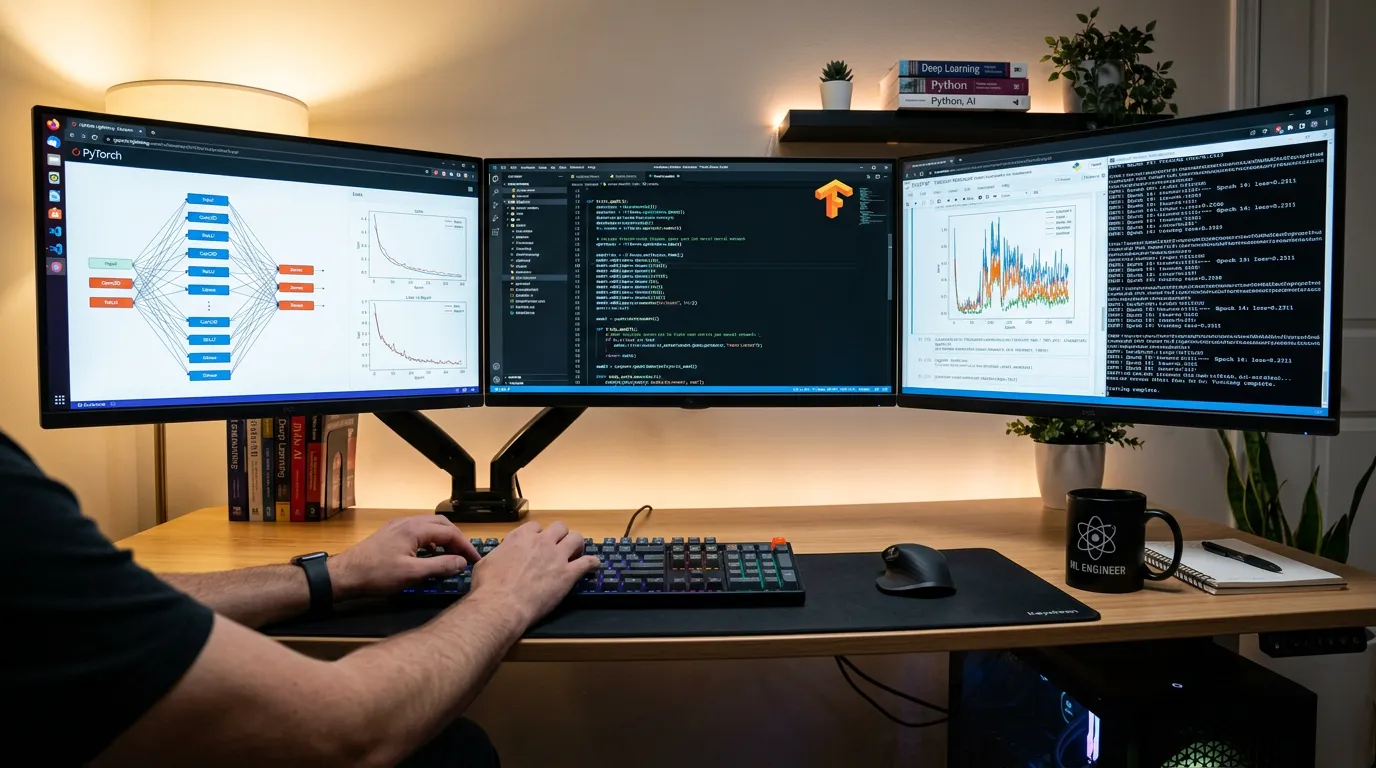 AI programmeren: Frameworks en implementatie (TensorFlow, PyTorch, LangChain)
