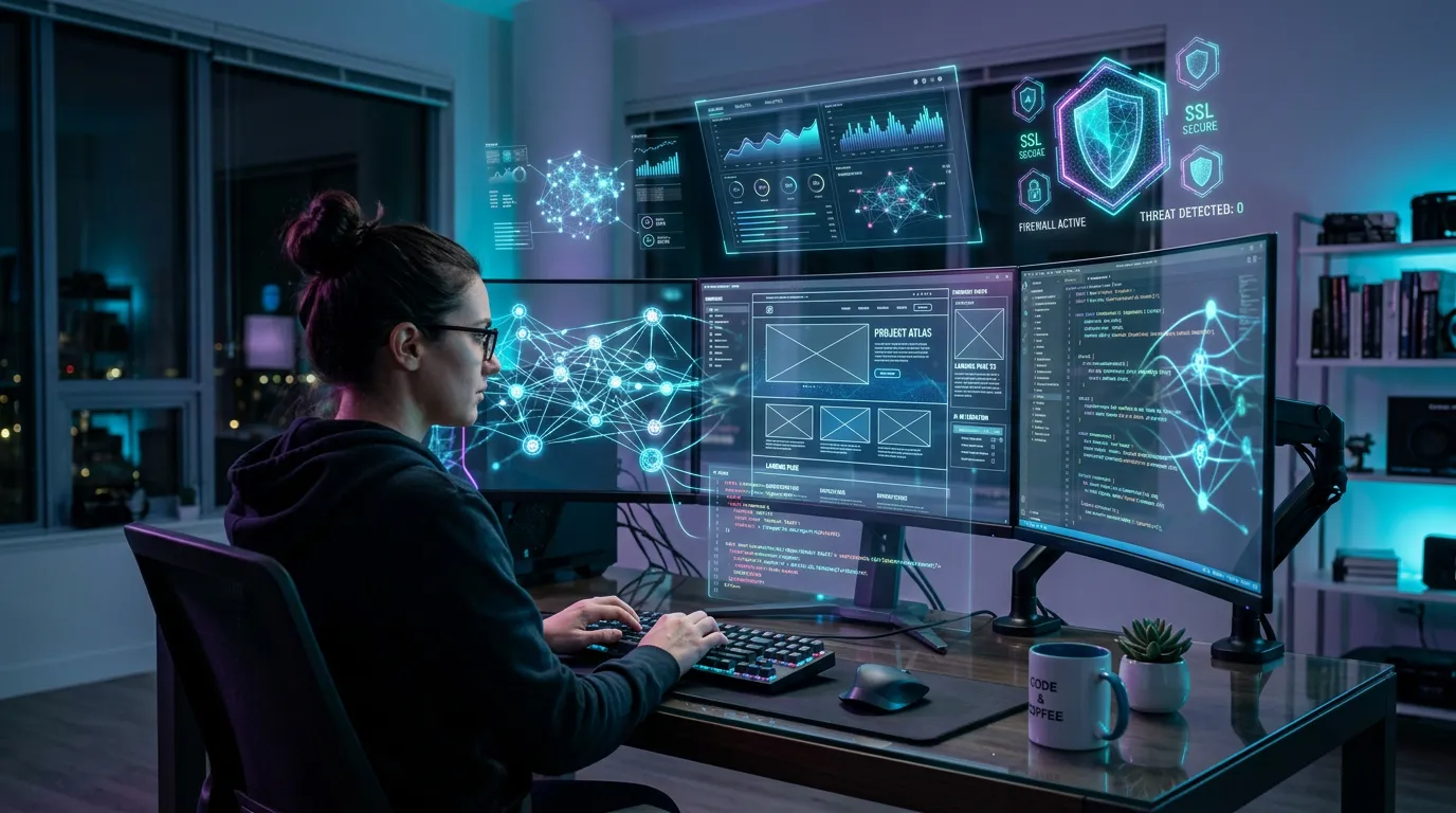 AI web: bouw een AI-gedreven website met stack en veiligheid
